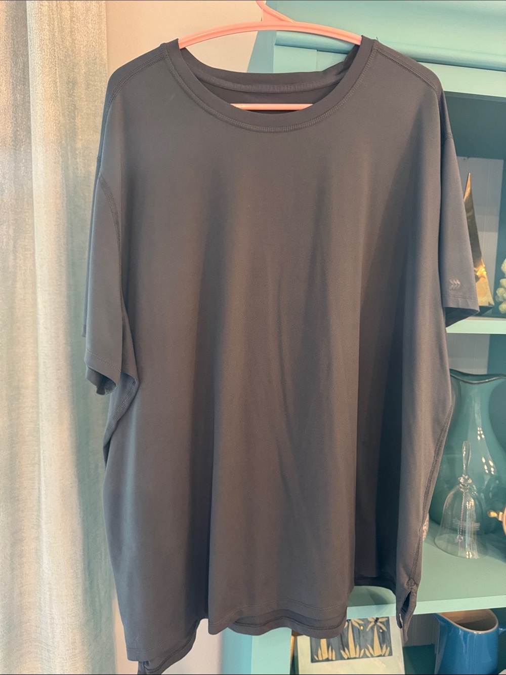 all in motion Men's Short Sleeve Crew Neck Shirt - Charcoal Gray XXL EUC